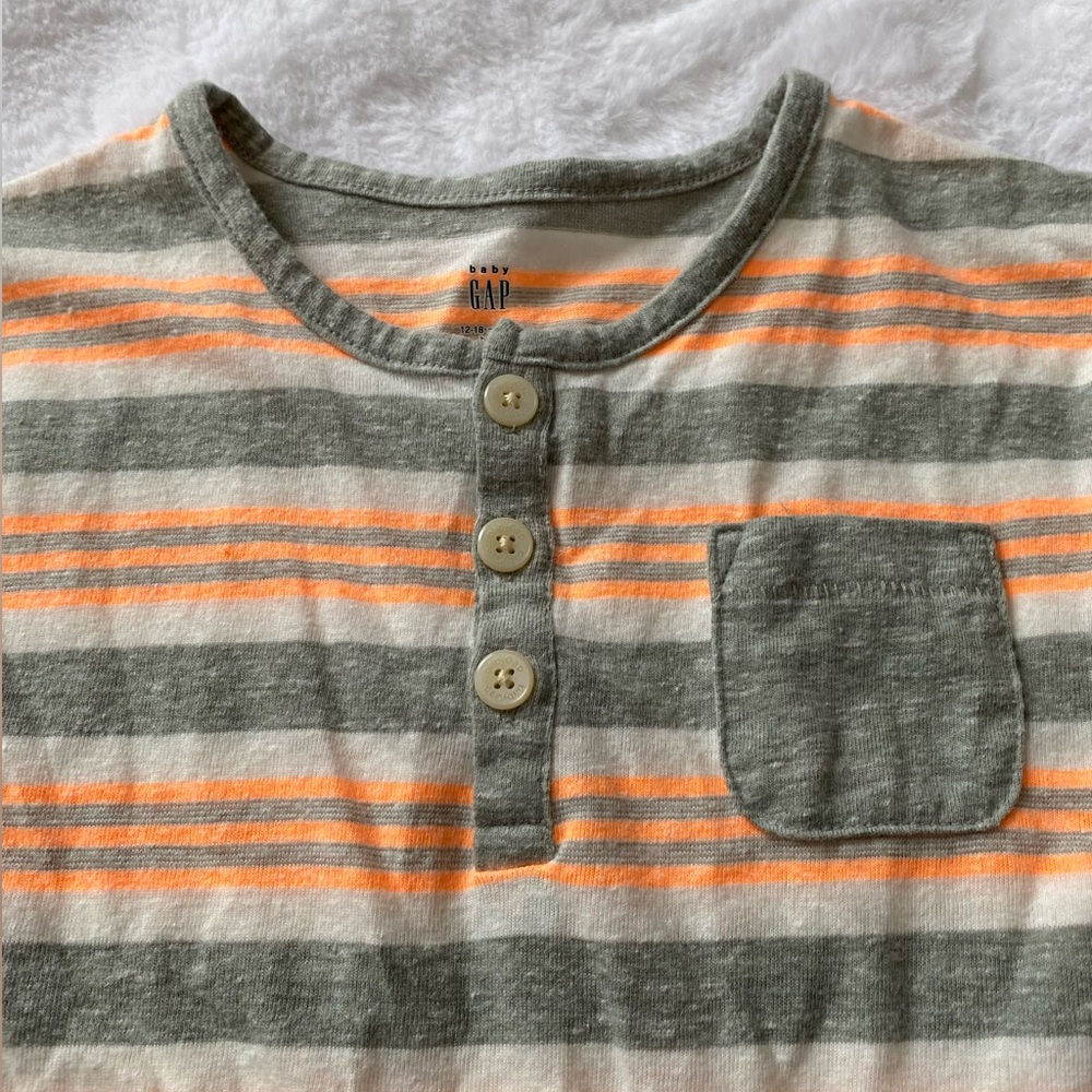 Gap Baby Boys Striped Romper - Picture 2 of 5